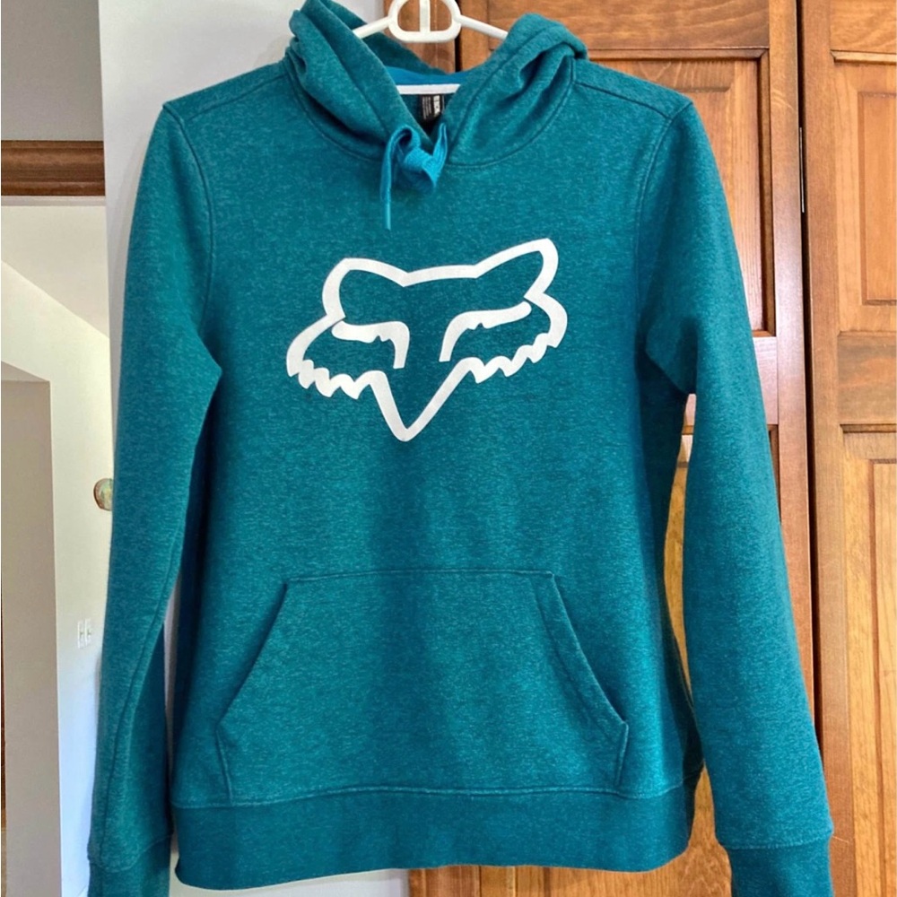 Fox Women's Teal Pullover Sweater